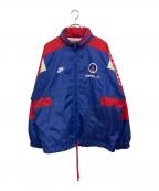 パリ・サンジェルマンFC×NIKEパリ・サンジェルマンFC×ナイキ）の古着「'90s ナイロンジャケット」｜レッド×ブルー