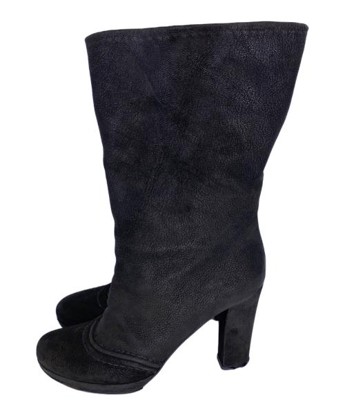 PRADA（プラダ）PRADA (プラダ) ブーツ ブラック サイズ:SIZE 37の古着・服飾アイテム