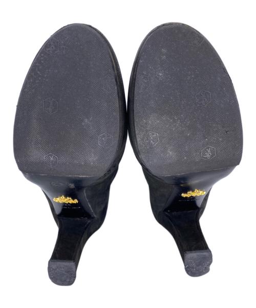 PRADA（プラダ）PRADA (プラダ) ブーツ ブラック サイズ:SIZE 37の古着・服飾アイテム