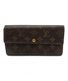 LOUIS VUITTON（ルイ ヴィトン）の古着「長財布」｜ブラウン