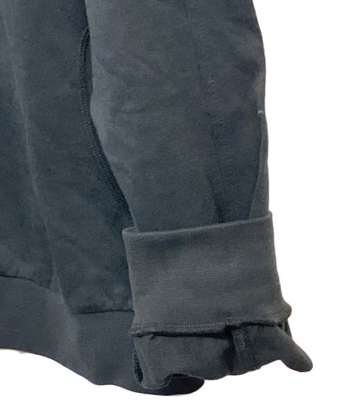 EA7 EMPORIO ARMANI（EA7 エンポリオアルマーニ）EA7 EMPORIO ARMANI (EA7 エンポリオアルマーニ) ロゴジップアップフーデッドスウェットシャツ ブラック サイズ:SIZE LL (US L)の古着・服飾アイテム