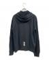 EA7 EMPORIO ARMANI (EA7 エンポリオアルマーニ) ロゴジップアップフーデッドスウェットシャツ ブラック サイズ:SIZE LL (US L)：7000円