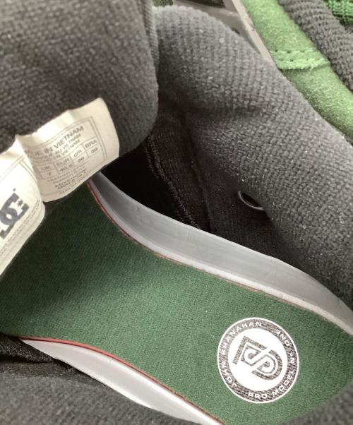 JOHN SHANAHAN（ジョン・シャナハン）JOHN SHANAHAN (ジョン・シャナハン) DC SHOES (ディーシーシューズ) JS1 スケートボードシューズ グリーン サイズ:SIZE 26cm 未使用品の古着・服飾アイテム