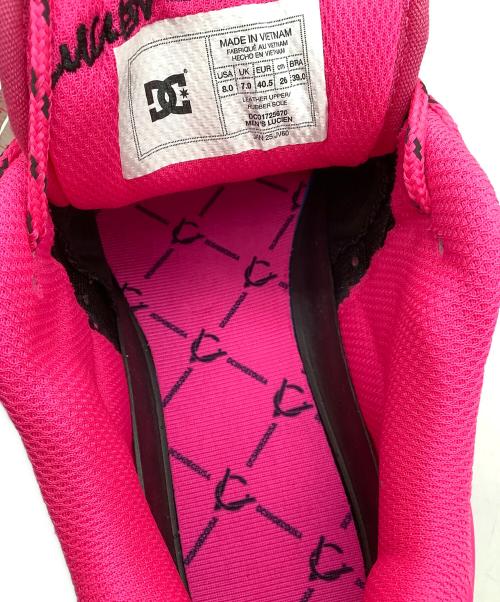 DC SHOES（ディーシーシューズ）DC SHOES (ディーシーシューズ) THE LUCIEN ネオンピンク サイズ:SIZE 26cm 未使用品の古着・服飾アイテム