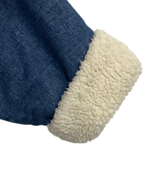 TRUSSARDI（トラサルディ）TRUSSARDI (トラサルディ) ヴィンテージボアデニムジャケット インディゴ サイズ:SIZE 48の古着・服飾アイテム