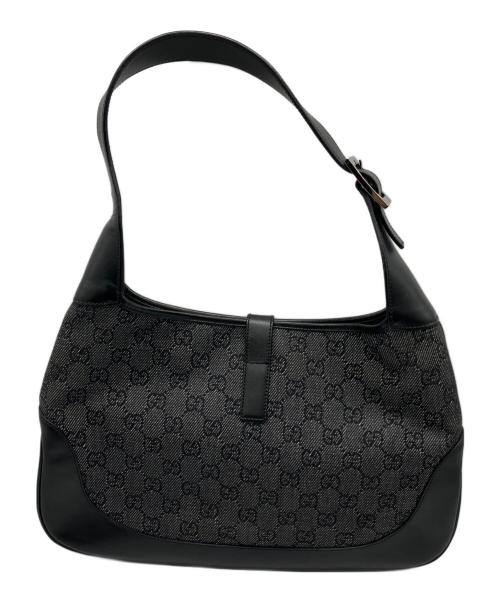 GUCCI（グッチ）GUCCI (グッチ) ワンショルダーバッグ グレー×ブラックの古着・服飾アイテム