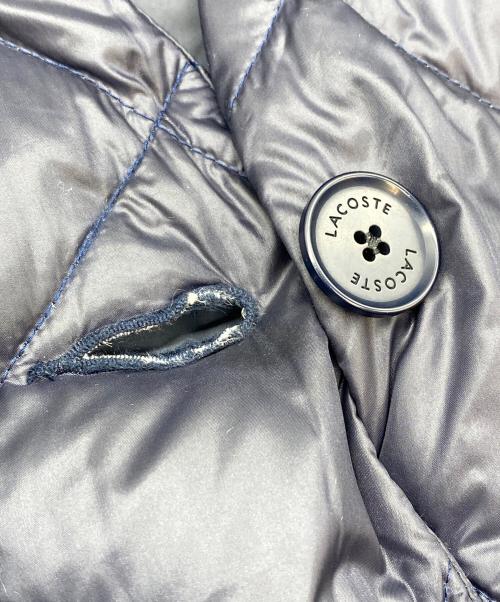 LACOSTE（ラコステ）LACOSTE (ラコステ) 2WAY ダウンコート ネイビー サイズ:SIZE 38の古着・服飾アイテム
