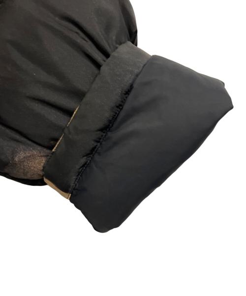 THE NORTH FACE（ザ ノース フェイス）THE NORTH FACE (ザ ノース フェイス) SUPREME (シュプリーム) 21AW Bleached Denim Print Nuptse Jacket ベージュ×ブラック サイズ:SIZE XLの古着・服飾アイテム