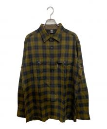 mont-bell（モンベル）の古着「メリノウール O.D.シャツ」｜グリーン×ブラック