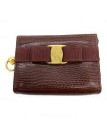 Salvatore Ferragamo（サルヴァトーレ フェラガモ）の古着「コインケース」｜ブラウン