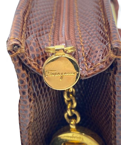 Salvatore Ferragamo（サルヴァトーレ フェラガモ）Salvatore Ferragamo (サルヴァトーレ フェラガモ) コインケース ブラウンの古着・服飾アイテム