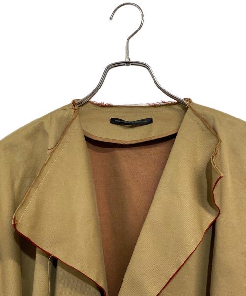 Y's（ワイズ）Y's (ワイズ) 18AW DOUBLE FACED TWILL NO COLLAR SHORT COAT カーキ サイズ:SIZE 01 (XS) 未使用品の古着・服飾アイテム