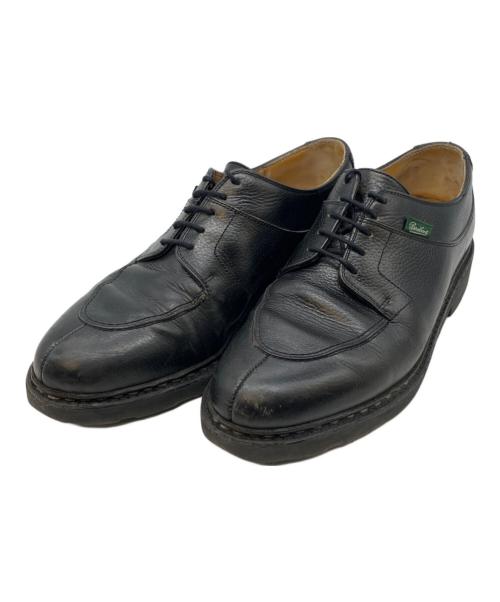 PARABOOT（パラブーツ）PARABOOT (パラブーツ) Uチップレザーシューズ ブラック サイズ:SIZE 6の古着・服飾アイテム