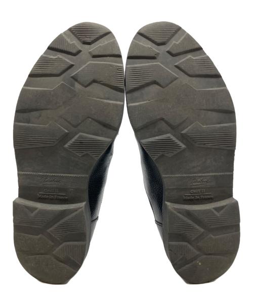 PARABOOT（パラブーツ）PARABOOT (パラブーツ) Uチップレザーシューズ ブラック サイズ:SIZE 6の古着・服飾アイテム