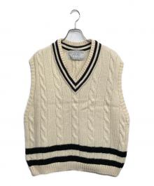 oldderby Knitwear（オールドダービーニットウェア）の古着「ニットベスト」｜アイボリー