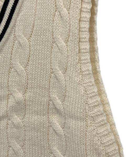 oldderby Knitwear（オールドダービーニットウェア）oldderby Knitwear (オールドダービーニットウェア) ニットベスト アイボリー サイズ:SIZE Freeの古着・服飾アイテム