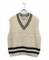 oldderby Knitwear（オールドダービーニットウェア）の古着「ニットベスト」｜アイボリー