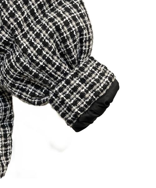 Snidel（スナイデル）Snidel (スナイデル) ダウンジャケット ホワイト×ブラック サイズ:ONE SIZEの古着・服飾アイテム