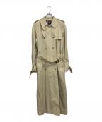 Aquascutumアクアスキュータム）の古着「トレンチコート」｜ベージュ