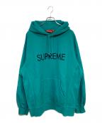 SUPREMEシュプリーム）の古着「Capital Hooded Sweatshirt」｜グリーン