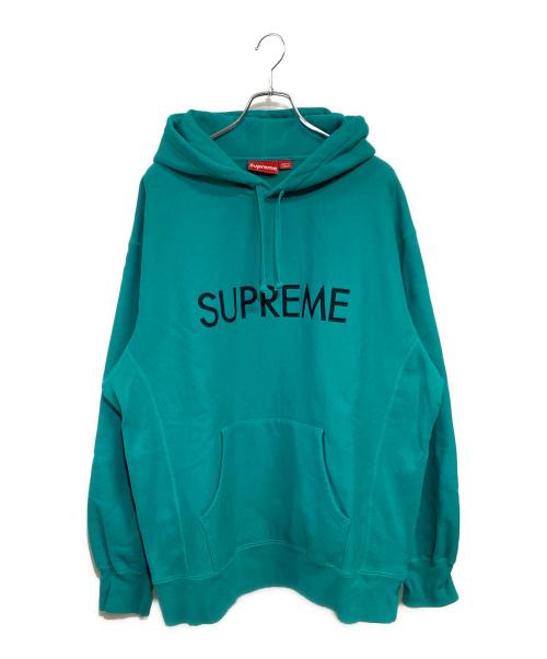 SUPREME（シュプリーム）SUPREME (シュプリーム) Capital Hooded Sweatshirt グリーン サイズ:SIZE XLの古着・服飾アイテム
