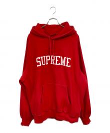 SUPREME（シュプリーム）の古着「Varsity Hooded Sweatshirt」｜レッド