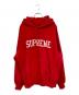 SUPREME（シュプリーム）の古着「Varsity Hooded Sweatshirt」｜レッド