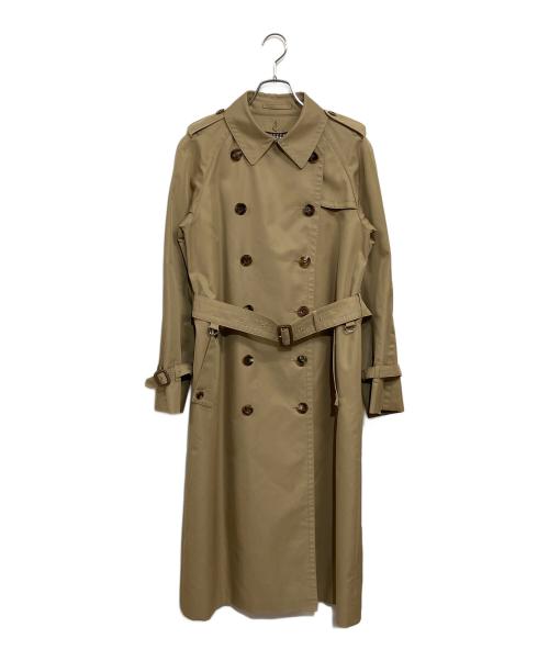 Aquascutum（アクアスキュータム）Aquascutum (アクアスキュータム) 綿ポリエステルタフタ トレンチコート ベージュ サイズ:SIZE 8 (9号 M)の古着・服飾アイテム