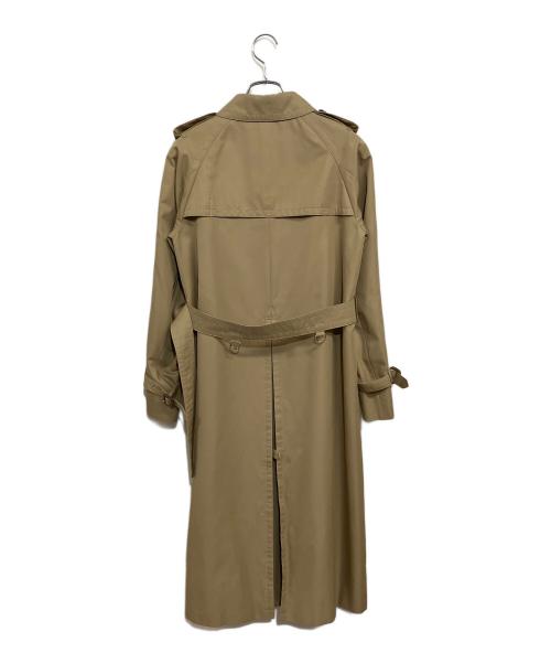 Aquascutum（アクアスキュータム）Aquascutum (アクアスキュータム) 綿ポリエステルタフタ トレンチコート ベージュ サイズ:SIZE 8 (9号 M)の古着・服飾アイテム