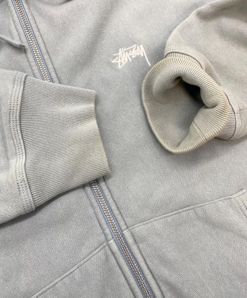 stussy（ステューシー）stussy (ステューシー) パーカー ブルー サイズ:SIZE Lの古着・服飾アイテム