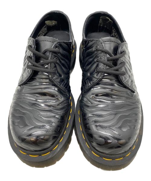 Dr.Martens（ドクターマーチン）Dr.Martens (ドクターマーチン) 1461 BEX ZEBRA GLOSS EMBOSS SMOOTH ブラック サイズ:SIZE UK3の古着・服飾アイテム