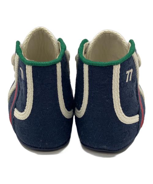 GUCCI（グッチ）GUCCI (グッチ) スニーカー ネイビー サイズ:SIZE 17の古着・服飾アイテム