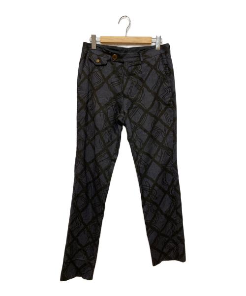 Vivienne Westwood man（ヴィヴィアン ウェストウッド マン）Vivienne Westwood man (ヴィヴィアン ウェストウッド マン) ウールトラウザーズ グレー サイズ:SIZE 46の古着・服飾アイテム