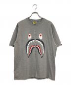 A BATHING APEア ベイシング エイプ）の古着「SHARK TEE」｜グレー