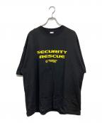 SUMMER SONIC×X-LARGE×X-GIRLサマーソニック×エクストララージ×エックスガール）の古着「2025 RESCUE TEE」｜ブラック