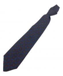 BROOKS BROTHERS makers（ブルックスブラザーズ メイカーズ）の古着「60's サークルモチーフネクタイ」｜ブルー