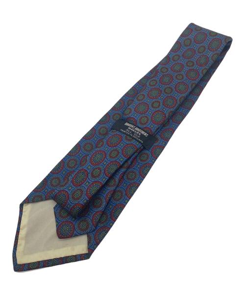 BROOKS BROTHERS makers（ブルックスブラザーズ メイカーズ）BROOKS BROTHERS makers (ブルックスブラザーズ メイカーズ) 60's サークルモチーフネクタイ ブルー サイズ:SIZE Freeの古着・服飾アイテム