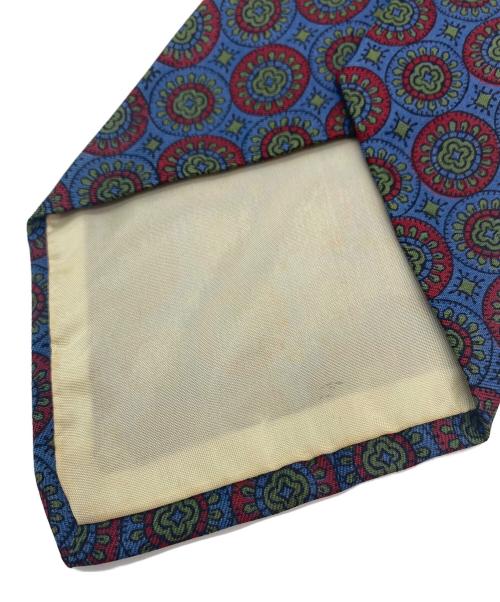 BROOKS BROTHERS makers（ブルックスブラザーズ メイカーズ）BROOKS BROTHERS makers (ブルックスブラザーズ メイカーズ) 60's サークルモチーフネクタイ ブルー サイズ:SIZE Freeの古着・服飾アイテム