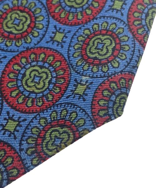 BROOKS BROTHERS makers（ブルックスブラザーズ メイカーズ）BROOKS BROTHERS makers (ブルックスブラザーズ メイカーズ) 60's サークルモチーフネクタイ ブルー サイズ:SIZE Freeの古着・服飾アイテム