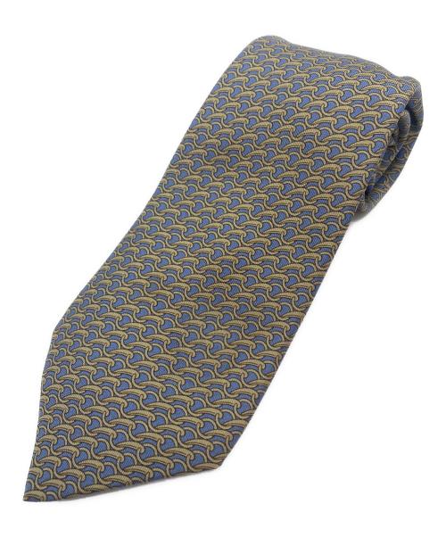 HERMES（エルメス）HERMES (エルメス) ビットモチーフネクタイ ブルー サイズ:SIZE Freeの古着・服飾アイテム