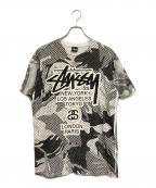 stussyステューシー）の古着「WORLD TOUR TEE」｜ホワイト×ブラック