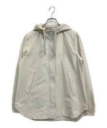 AIGLE（エーグル）の古着「撥水 オルガフーデッドパーカ」｜ホワイト