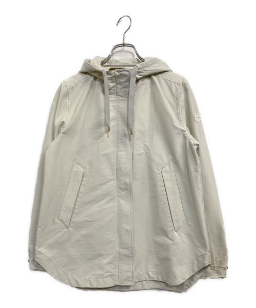 AIGLE（エーグル）AIGLE (エーグル) 撥水 オルガフーデッドパーカ ホワイト サイズ:SIZE 38 (M)の古着・服飾アイテム