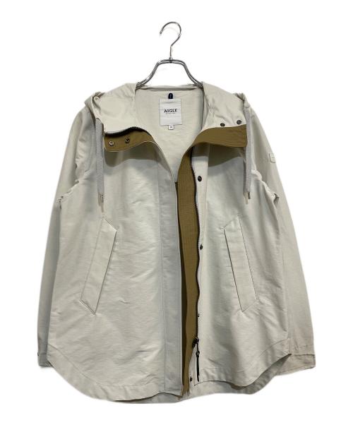 AIGLE（エーグル）AIGLE (エーグル) 撥水 オルガフーデッドパーカ ホワイト サイズ:SIZE 38 (M)の古着・服飾アイテム