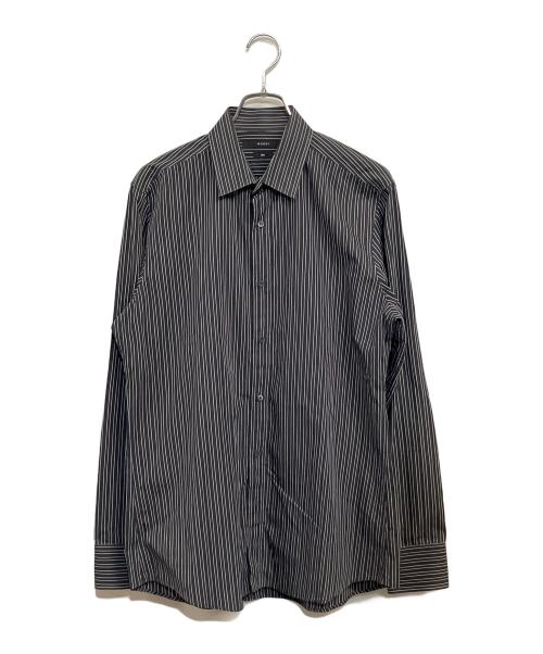GUCCI（グッチ）GUCCI (グッチ) 長袖シャツ ブラック×ホワイトストライプ サイズ:SIZE 41 (L)の古着・服飾アイテム