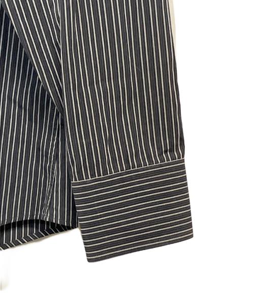 GUCCI（グッチ）GUCCI (グッチ) 長袖シャツ ブラック×ホワイトストライプ サイズ:SIZE 41 (L)の古着・服飾アイテム