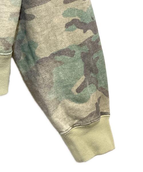 BEAMS（ビームス）BEAMS (ビームス) フェードカモ ジップアップフーディ グリーン サイズ:SIZE Sの古着・服飾アイテム