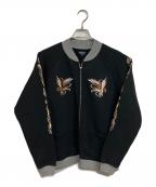 東洋エンタープライズトウヨウエンタープライズ）の古着「ジップアップスウェット」｜ブラック