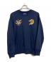 BEAMS（ビームス）の古着「別注 刺繍 クルーネック スウェット」｜ネイビー