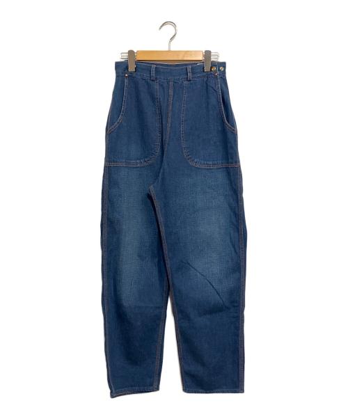 orSlow（オアスロウ）orSlow (オアスロウ) BEAMS BOY (ビームスボーイ) 別注 Ranch Pants ブルー サイズ:SIZE S(1)の古着・服飾アイテム